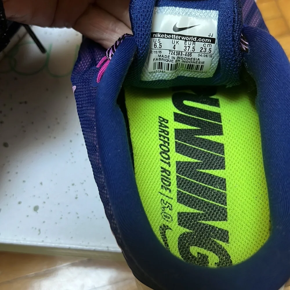 Nike Free 5.0 running shoes, size 6.5 - Picture 8 of 8
